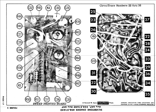 Silvertone 104-5BL, GY, TA Ch= 528.51641, -643, -645, -647; Sears, Roebuck & Co. (ID = 625312) Television