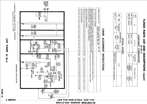 Silvertone 104BL, GY, TA Ch= 528.51640, -642, -644, -646; Sears, Roebuck & Co. (ID = 625284) Television