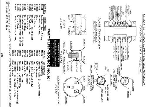 Silvertone 110A 9-Tube Neutrodyne Order= 57DM 1100 or 1102; Sears, Roebuck & Co. (ID = 1272881) Radio