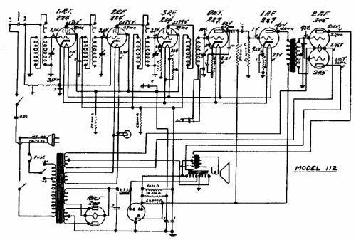 Silvertone 112A Telechron Order= 57DM 1120 or 1122; Sears, Roebuck & Co. (ID = 614144) Radio