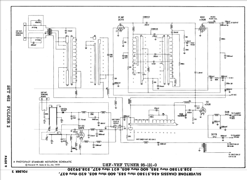 Silvertone 114, -5, 116, -5 Ch= 528.51580 to 528.51585; Sears, Roebuck & Co. (ID = 632938) Television