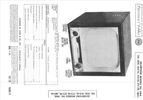 Silvertone 131 TV ; Sears, Roebuck & Co. (ID = 2028382) Télévision