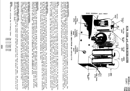 Silvertone 1502 ; Sears, Roebuck & Co. (ID = 1353927) Radio