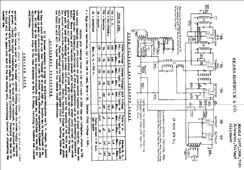 Silvertone 6-Tube Superheterodyne Order= 57LM 1597; Sears, Roebuck & Co. (ID = 615356) Radio
