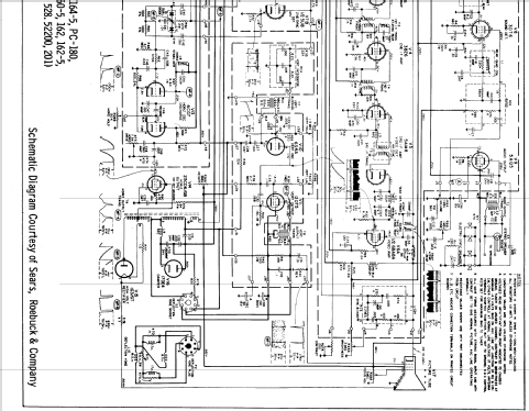 Silvertone 160, 160-5 Ch= 456.52200, 201, 528.52200, 2; Sears, Roebuck & Co. (ID = 617209) Television