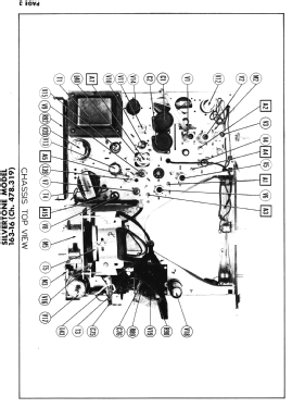 Silvertone 163-16 Ch= 478.319; Sears, Roebuck & Co. (ID = 3015080) Television