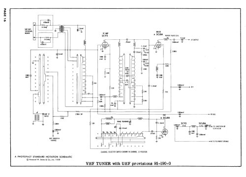 Silvertone 182, 182-5 Ch= 456.52200, 201, 528.52200, 2; Sears, Roebuck & Co. (ID = 625833) Television