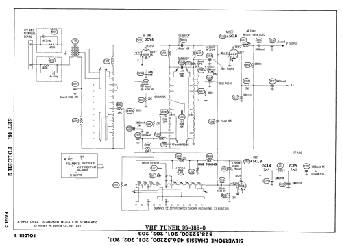 Silvertone 184, 184-5 Ch= 456.52200, 201, 528.52200, 2; Sears, Roebuck & Co. (ID = 625861) Television