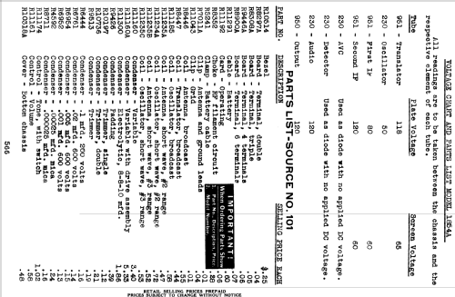 Silvertone 1854A ; Sears, Roebuck & Co. (ID = 1286407) Radio