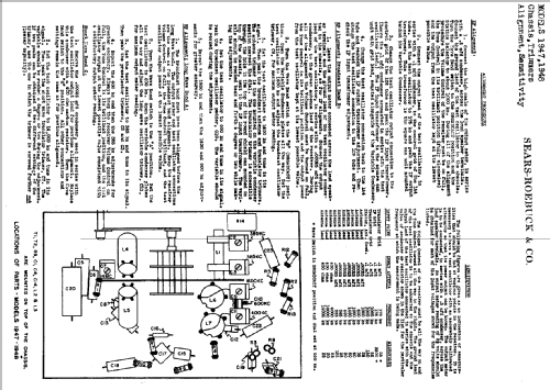 Silvertone 1947 Order= 57LM 1947; Sears, Roebuck & Co. (ID = 629621) Radio