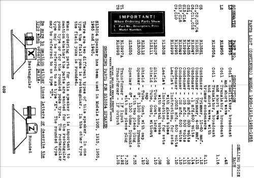 Silvertone 1955 Early and Late ; Sears, Roebuck & Co. (ID = 1296875) Radio