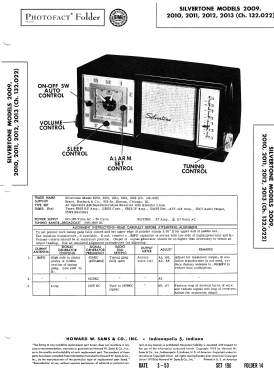 Silvertone 2010 Ch= 132.022; Sears, Roebuck & Co. (ID = 3145918) Radio