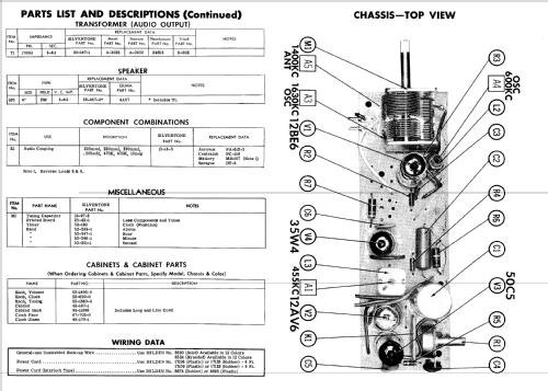 Silvertone 2030 Ch= 528.53480 Order=57G 2030; Sears, Roebuck & Co. (ID = 539501) Radio