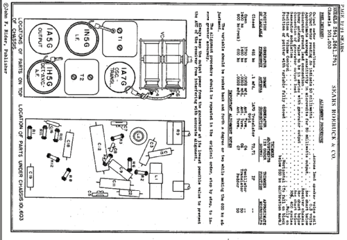 Silvertone 2441 Order= 57H 2441 Ch= 101.603; Sears, Roebuck & Co. (ID = 1970475) Radio