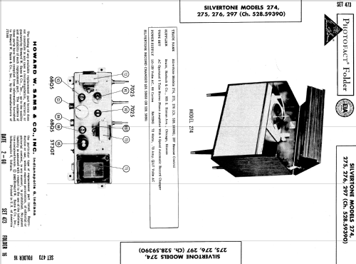 Silvertone 276 Ch= 528.59390; Sears, Roebuck & Co. (ID = 552719) R-Player