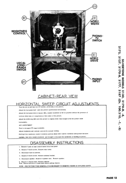 Silvertone 3170-B Ch= 100.210, -1, -3; Sears, Roebuck & Co. (ID = 3176436) Televisore