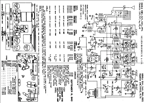 Silvertone Order= 57F 3461 Ch= 109.356 ; Sears, Roebuck & Co. (ID = 653585) Radio