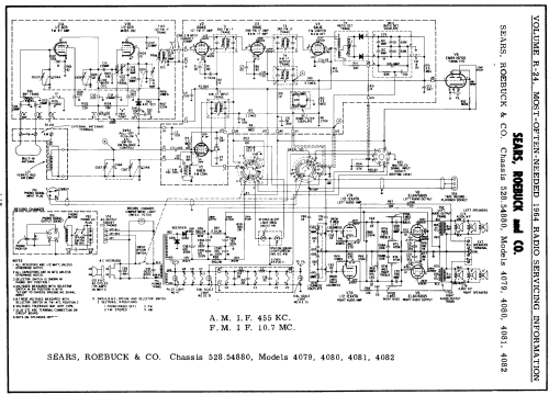 Silvertone 4080 Ch= 528.54880; Sears, Roebuck & Co. (ID = 183288) Radio