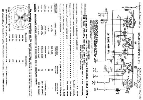 Silvertone 4408 Ch= 101.414; Sears, Roebuck & Co. (ID = 634290) Radio