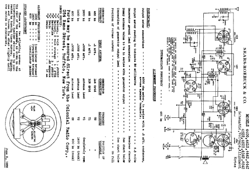 Silvertone 4413 ; Sears, Roebuck & Co. (ID = 633646) Radio