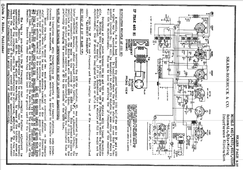 Silvertone 4519 ; Sears, Roebuck & Co. (ID = 613774) Radio