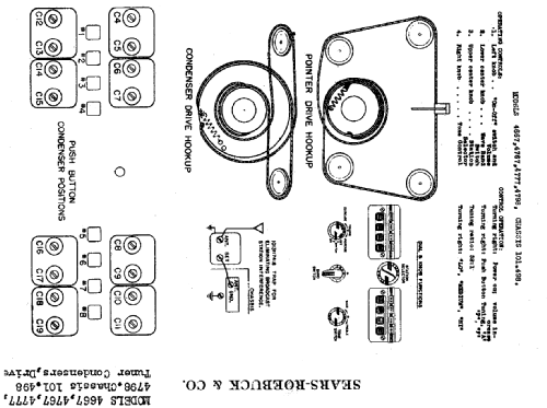 Silvertone Order= 57HM 4677 Ch= 101.498; Sears, Roebuck & Co. (ID = 644552) Radio