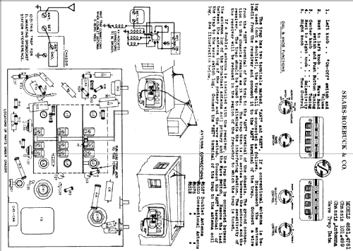 Silvertone 4681 Order= 57HM 4681 Ch= 101.499; Sears, Roebuck & Co. (ID = 644926) Radio