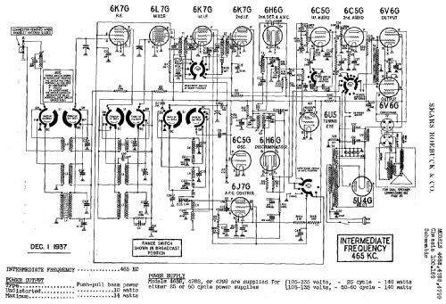 Silvertone Order= 57FM 4688 Ch= 100.159; Sears, Roebuck & Co. (ID = 644975) Radio