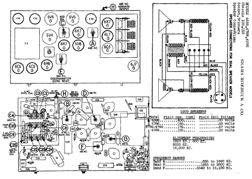 Silvertone Order= 57FM 4688 Ch= 100.159; Sears, Roebuck & Co. (ID = 644978) Radio