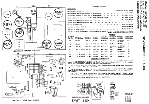 Silvertone 4798 Ch= 101.498; Sears, Roebuck & Co. (ID = 644547) Radio