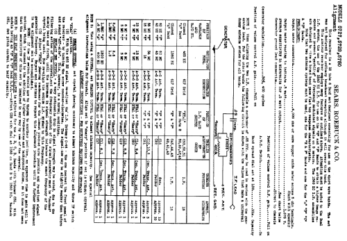 Silvertone Order= 57H 5727 or 5728 Ch= 107.A450; Sears, Roebuck & Co. (ID = 673274) Radio