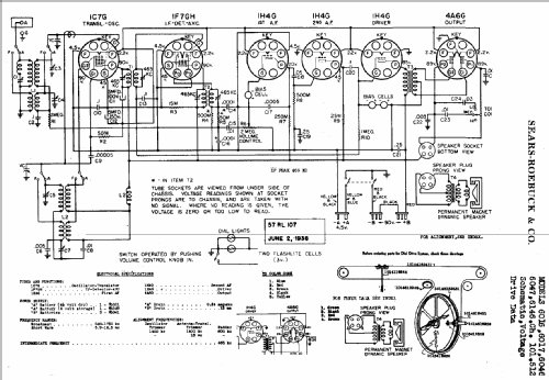 Silvertone 6016 Ch= 101.512; Sears, Roebuck & Co. (ID = 646770) Radio