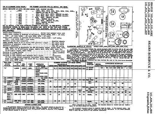 Silvertone 6017 Ch= 101.512; Sears, Roebuck & Co. (ID = 646666) Radio