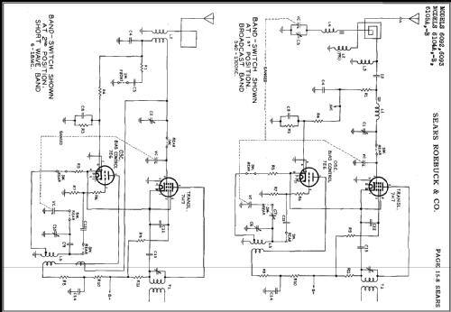 Silvertone 6093 Ch= 101.672-1A; Sears, Roebuck & Co. (ID = 480619) Radio