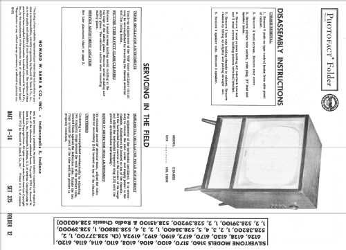 Silvertone 6100 Ch= 528.38800; Sears, Roebuck & Co. (ID = 2341639) Televisore