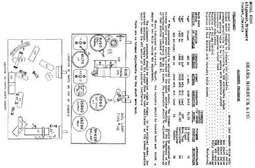 Silvertone 6130 Ch= 101.577; Sears, Roebuck & Co. (ID = 655352) Radio