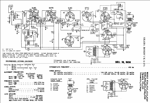 Silvertone 6139 Ch= 101.535; Sears, Roebuck & Co. (ID = 676089) Radio