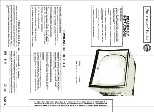 Silvertone 6174 Ch= 528.38503; Sears, Roebuck & Co. (ID = 1870942) Television