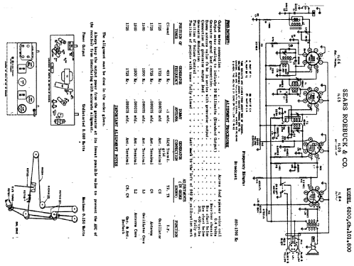 Silvertone 6200 Ch= 101.800; Sears, Roebuck & Co. (ID = 655793) Radio