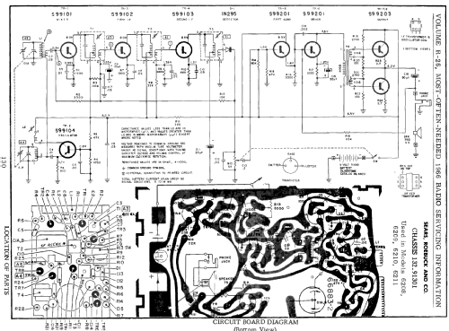 Silvertone 6210 Ch= 132.91301 Order=57P 6210; Sears, Roebuck & Co. (ID = 200408) Radio