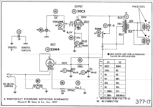 Silvertone 6233 Ch= 567.36004; Sears, Roebuck & Co. (ID = 535369) Ton-Bild