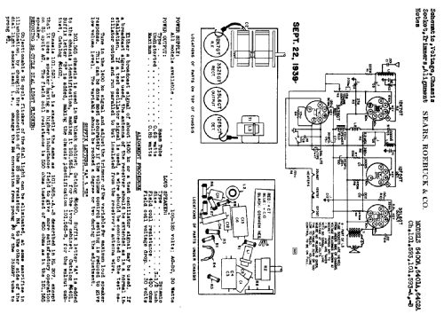 Silvertone 6401A Ch= 101.593,,; Sears, Roebuck & Co. (ID = 659441) Radio