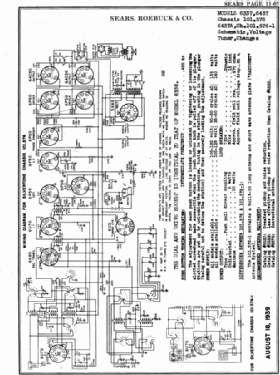 Silvertone 6437A Ch= 101.576-1; Sears, Roebuck & Co. (ID = 3010590) Radio