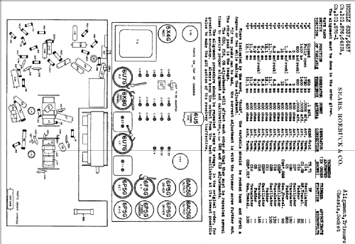 Silvertone 6437A Ch= 101.576-1; Sears, Roebuck & Co. (ID = 677927) Radio