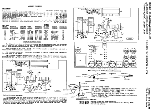 Silvertone 6439 Ch= 101.583; Sears, Roebuck & Co. (ID = 661836) Radio