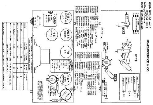 Silvertone 7077 ; Sears, Roebuck & Co. (ID = 664578) Radio