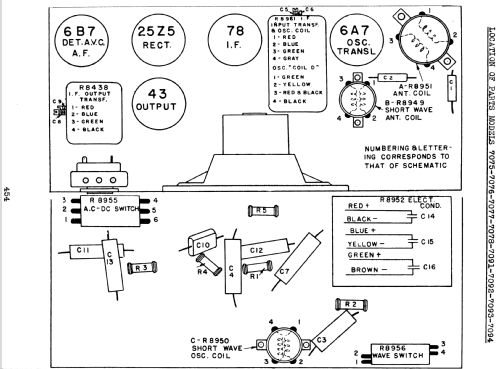 Silvertone 7078 ; Sears, Roebuck & Co. (ID = 1282186) Radio