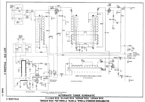 Silvertone 7106A Ch= 528.49200; Sears, Roebuck & Co. (ID = 2470315) Television