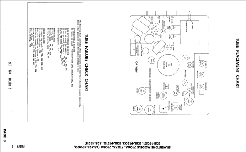 Silvertone 7106A Ch= 528.49200; Sears, Roebuck & Co. (ID = 2470318) Television