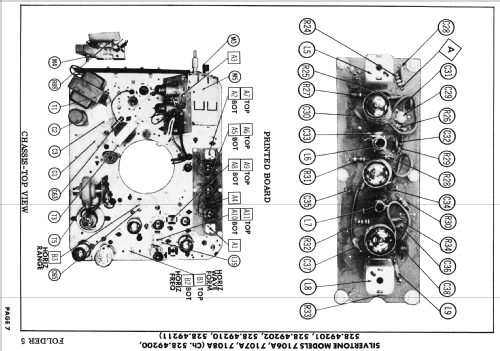 Silvertone 7106A Ch= 528.49200; Sears, Roebuck & Co. (ID = 2470324) Television